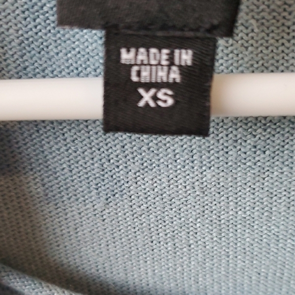 Eileen Fisher Light Blue Crew Neck Sweater - Picture 3 of 11